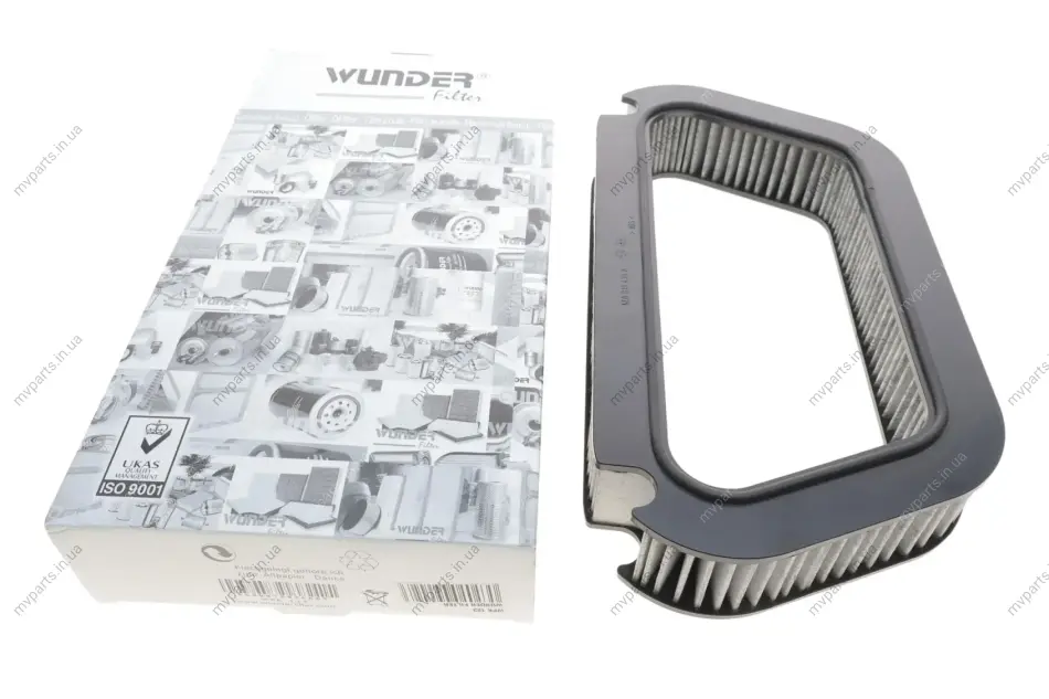Фільтр салону Audi A8 02-10 (вугільний) WPK 123 WUNDER FILTER WPK-123 (фото 1)