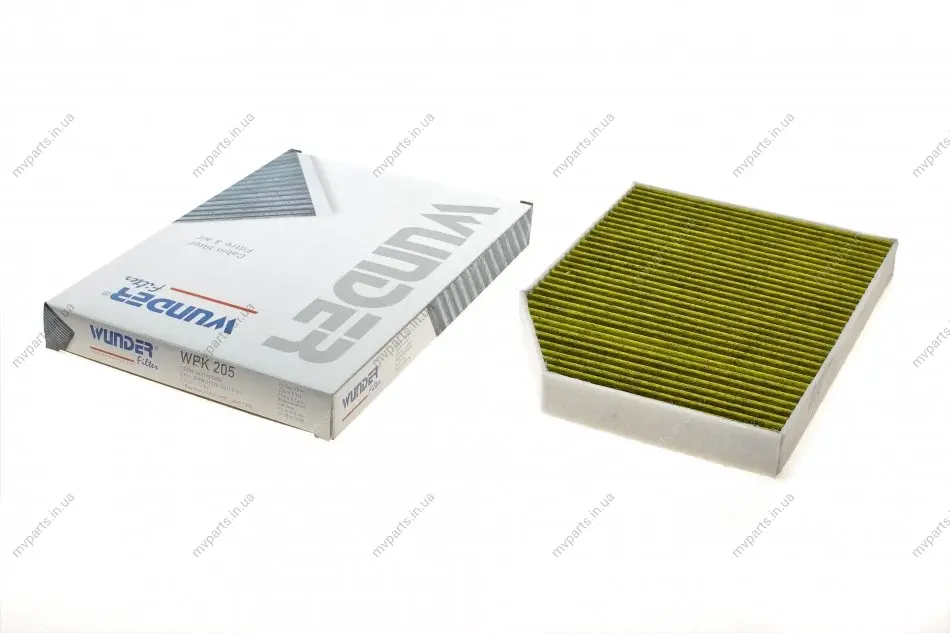 Фільтр салону BMW 3 (G20/G20)/X3 (G01/F97)/X4 (G02/F98) 17- (вугільний) WPK 205 WUNDER FILTER WPK-205 (фото 1)