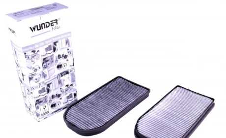 Фільтр салону BMW 7 (E38) 2.5tds-5.4i (вугільний) (к-кт 2 шт.) WPK 208 WUNDER FILTER WPK-208