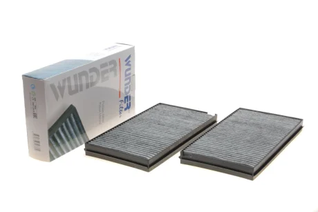 Фільтр салону BMW 5 (E60) 3.0D 01- (вугільний) WPK 210 WUNDER FILTER WPK-210