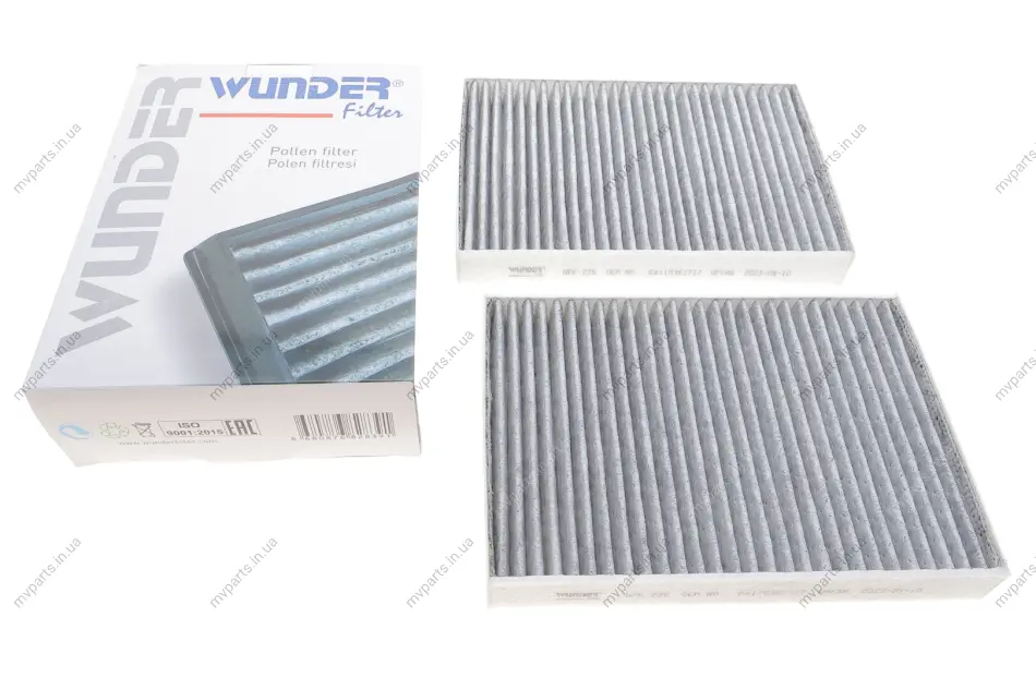 Фільтр салону BMW 5 (G30)/7(G11/G12) 15- (вугільний) WPK 225 WUNDER FILTER WPK-225 (фото 1)