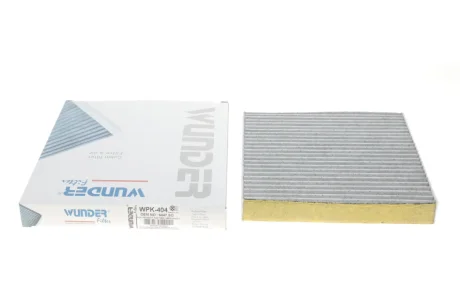 Фільтр салону Citroen Berlingo/Peugeot Partner 1.1-2.0HDI -08 (вугільний) WPK 404 WUNDER FILTER WPK-404