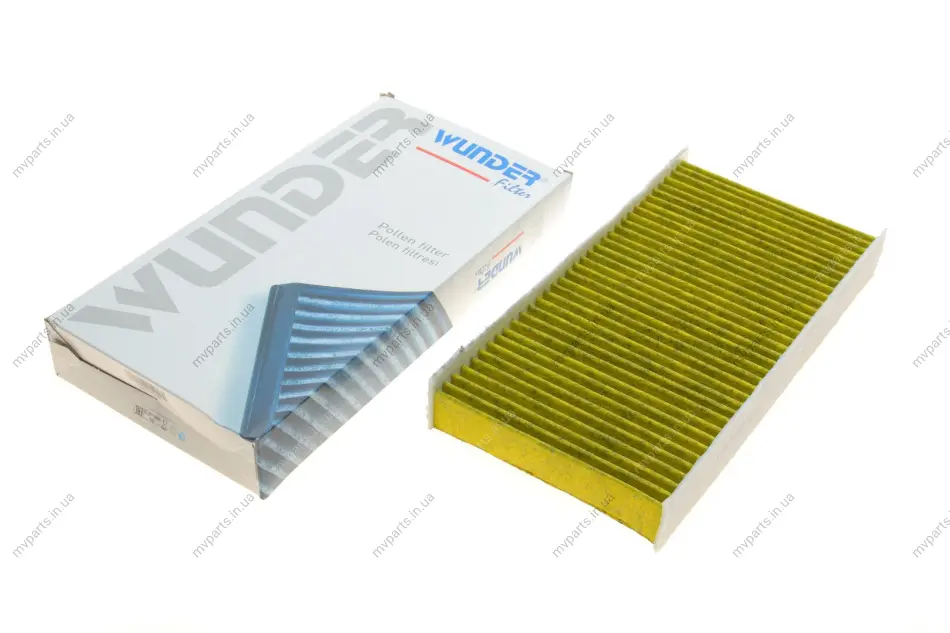 Фільтр салону Citroen C5/C6/Peugeot 407 04- (вугільний) WPK 408 WUNDER FILTER WPK-408 (фото 1)
