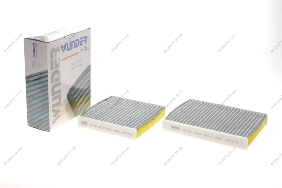 Фільтр салону Citroen C3/Peugeot 207/208 09- (вугільний) WPK 409 WUNDER FILTER WPK-409 (фото 1)