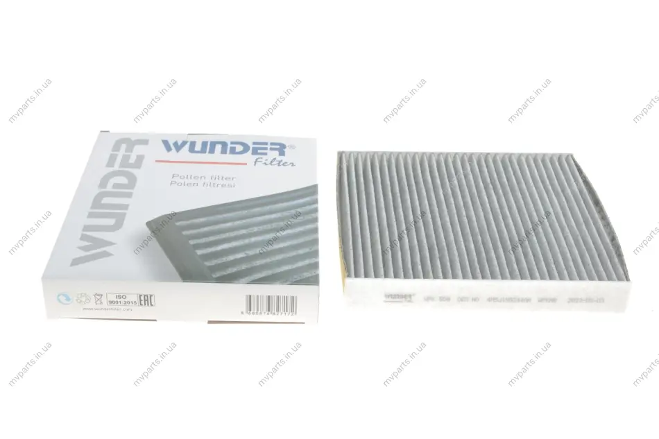 Фільтр салону Ford Focus 1.6i-2.0TDCI 04- (вугільний) WPK 508 WUNDER FILTER WPK-508 (фото 1)