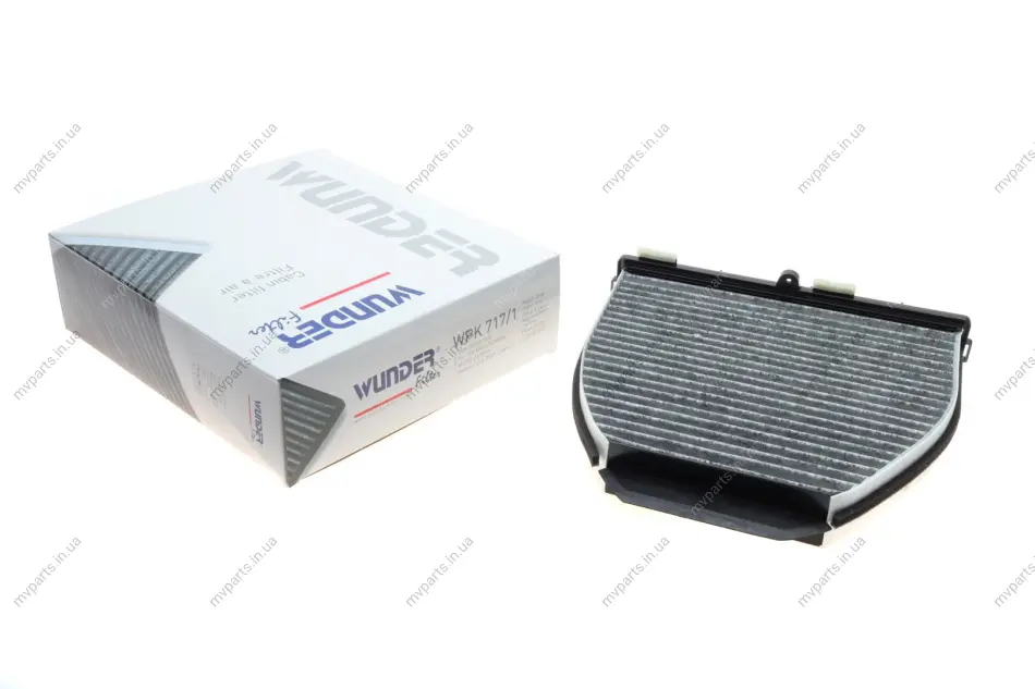 Фільтр салону MB GLK-class (X204) 08- (вугільний) WPK 717/1 WUNDER FILTER WPK-717-1 (фото 1)
