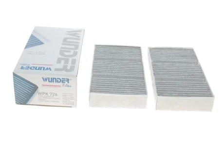 Фільтр салону MB M-class (W166) 11- (вугільний) WPK 726 WUNDER FILTER WPK-726