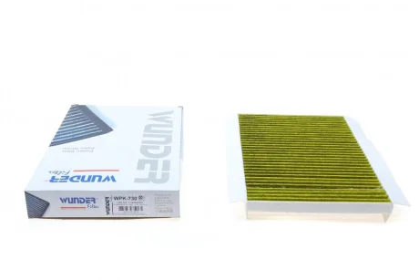 Фільтр салону MB Sprinter (W907/W910) 18-/Vito (W447) 14- (вугільний) WPK 730 WUNDER FILTER WPK-730