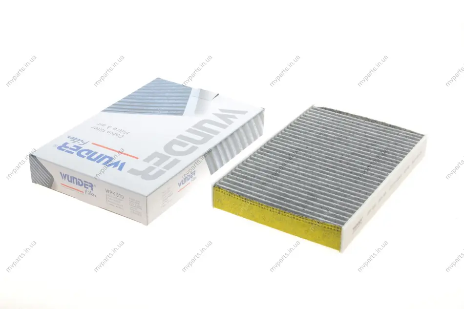 Фільтр салону Nissan Juke/Renault Fluence 1.5/1.6 dCi 10- (вугільний) WPK 810 WUNDER FILTER WPK-810 (фото 1)