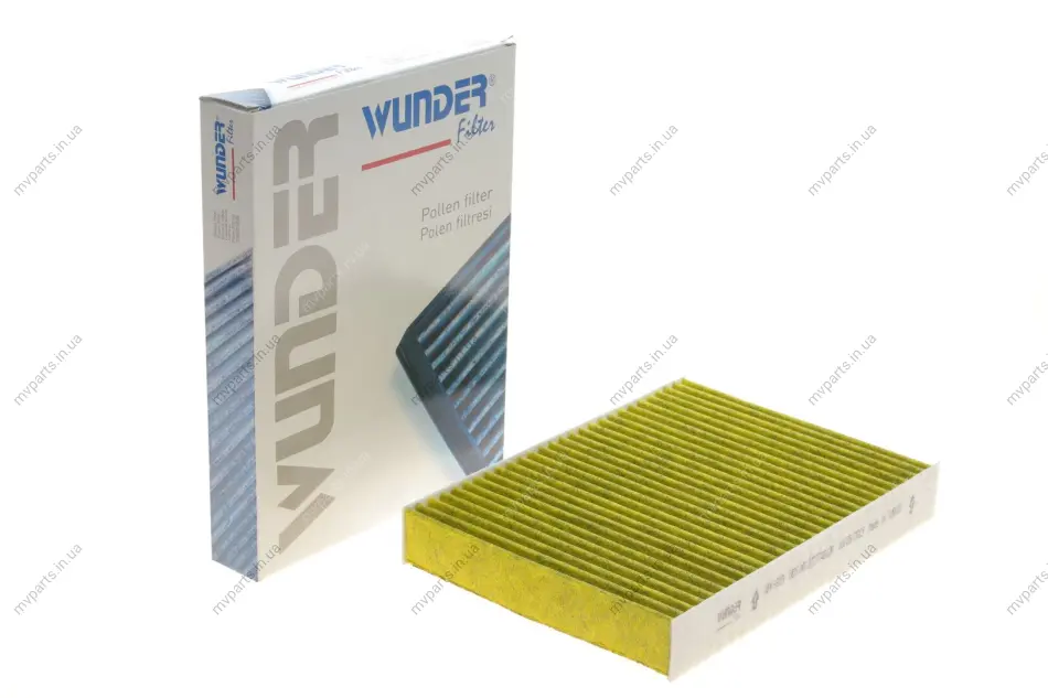 Фільтр салону Renault Megane IV 1.2-1.6DCi 15- (вугільний) WPK 819 WUNDER FILTER WPK-819 (фото 1)