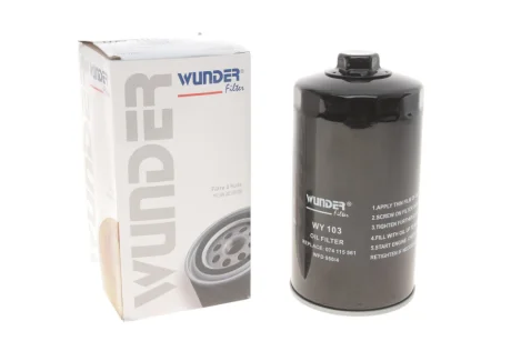 Фільтр масляний VW T4 2.4D/2.5DTI WY 103 WUNDER FILTER WY-103