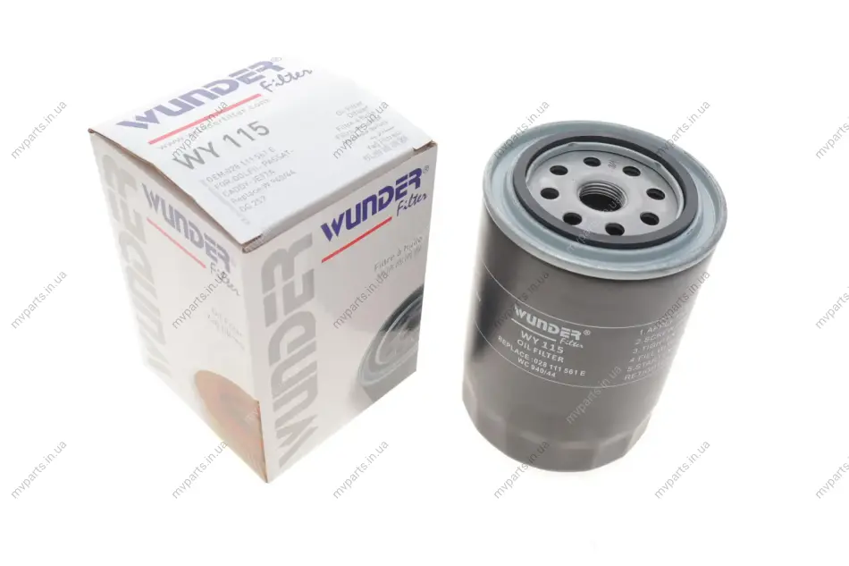 Фільтр масляний Audi/VW WY 115 WUNDER FILTER WY-115 (фото 1)