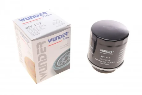 Фільтр масляний VW Golf 1.2/1.4 TSI 07-13/Jetta/Passat 1.4 TSI 07-10 WY 117 WUNDER FILTER WY-117