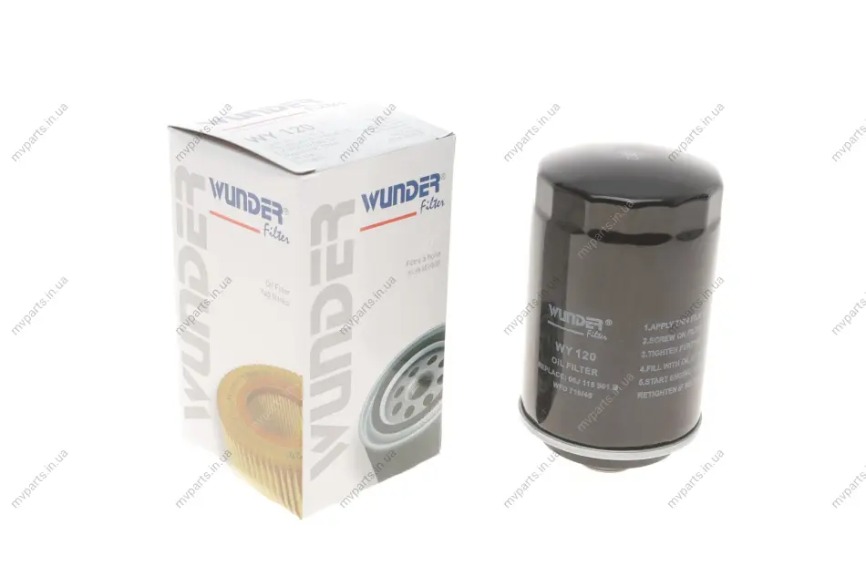 Фільтр масляний VW T5 2.0TSI 11- WY 120 WUNDER FILTER WY-120 (фото 1)