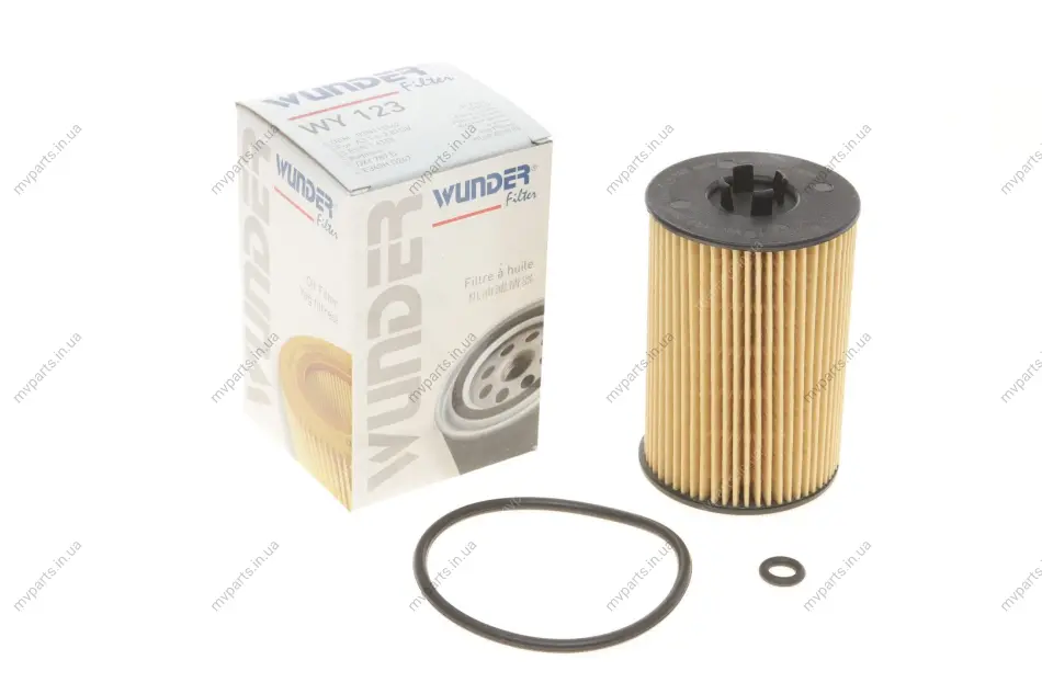 Фільтр масляний VW Passat/Caddy/T5 1.6/2.0TDI 14- WY 123 WUNDER FILTER WY-123 (фото 1)