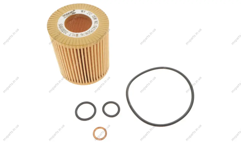 Фільтр масляний BMW 3 (E46/E90) /5 (E60) 1.6/2.0/1.8/2.0 WY 212 WUNDER FILTER WY-212 (фото 1)
