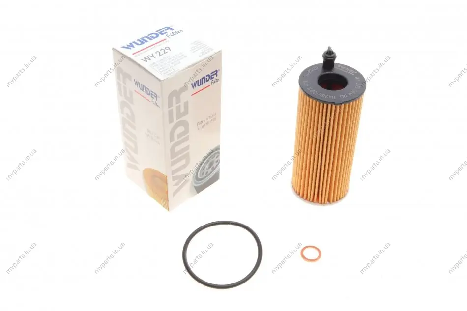 Фільтр масляний BMW 1 (F21)/3(F30/F80)/5(F10)/7(G11/G12) 1.5-2.0 12- WY 229 WUNDER FILTER WY-229 (фото 1)