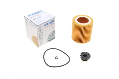 Фільтр масляний BMW 1-5 2.0/2.8 11-/X5 4.0E/X6 3.5 09-19 WY 230 WUNDER FILTER WY-230