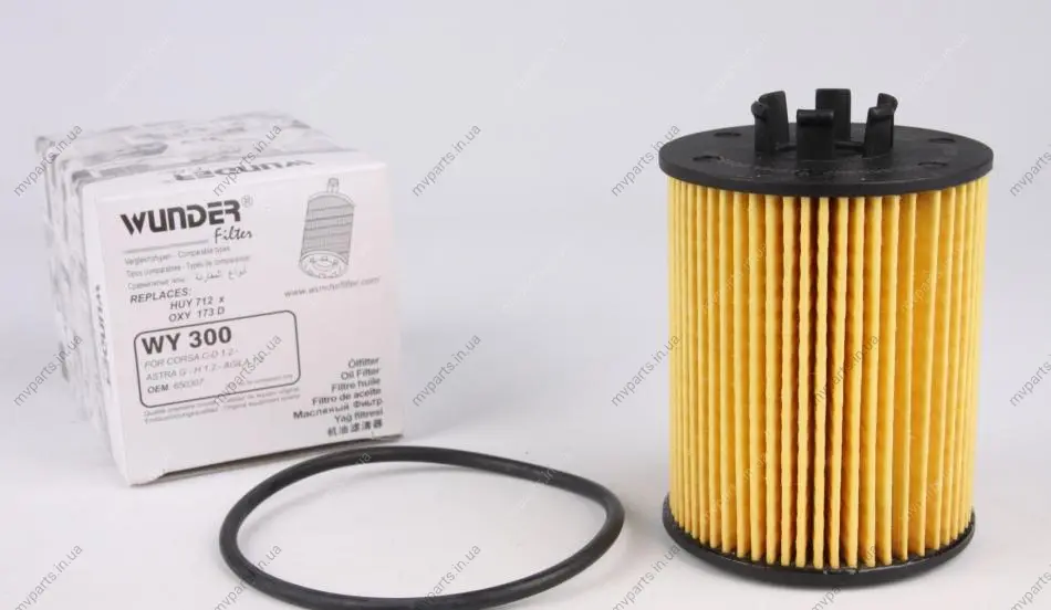 Фільтр масляний Opel Combo 1.4 16V 05- WY 300 WUNDER FILTER WY-300 (фото 1)