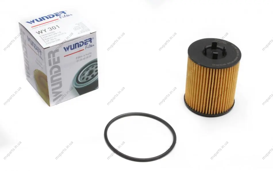 Фільтр масляний Opel Omega B 2.5/3.0i/Astra G 1.8i 95- WY 301 WUNDER FILTER WY-301 (фото 1)