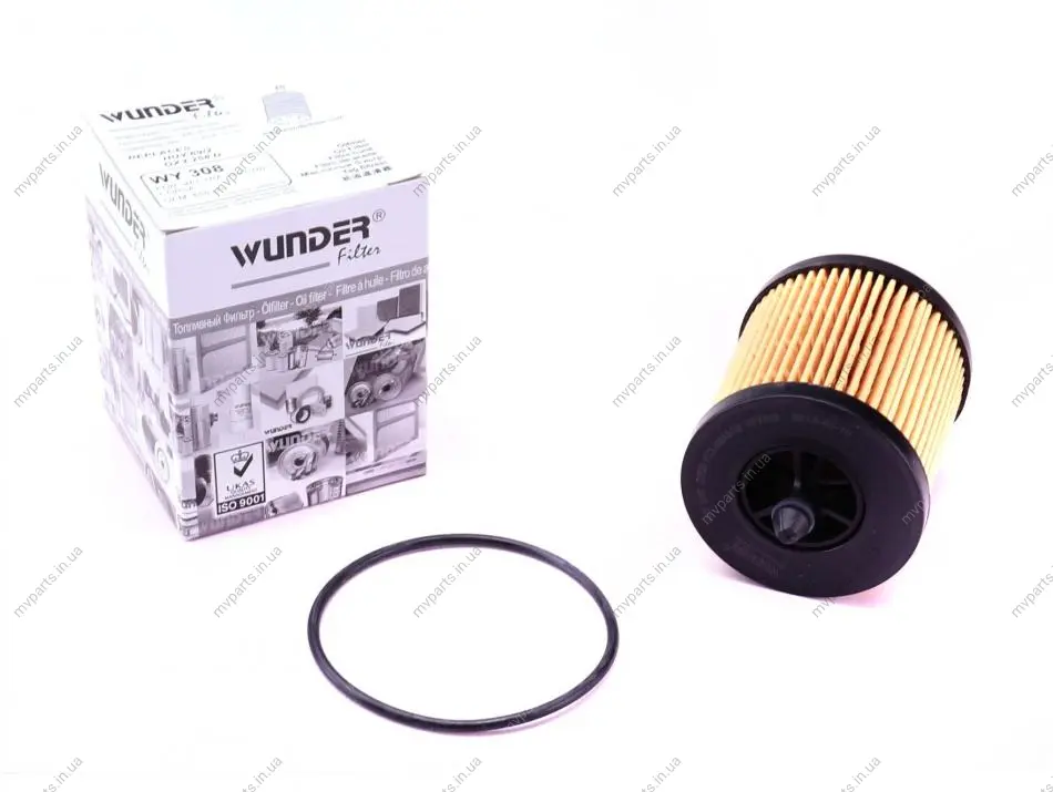 Фільтр масляний Opel Astra G/Vectra B/C 2.2i 00- WY 308 WUNDER FILTER WY-308 (фото 1)
