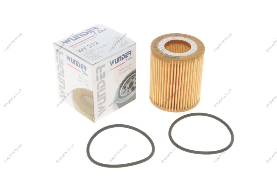 Фільтр масляний Opel Astra H 1.9CDTi 05- WY 312 WUNDER FILTER WY-312 (фото 1)