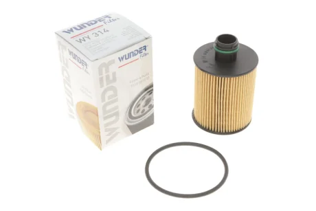 Фільтр масляний Citroen Nemo 1.3HDI/Fiat Doblo 1.6/2.0D/Opel Combo 1.3/1.6/2.0CDTi WY 314 WUNDER FILTER WY-314