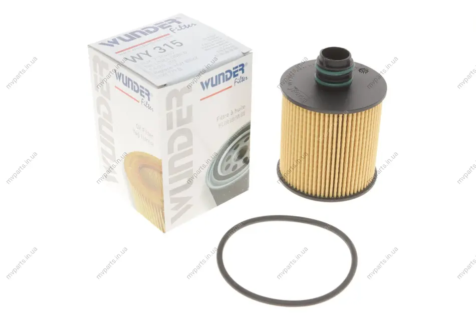 Фільтр масляний Fiat Doblo 1.6/2.0D 10- WY 315 WUNDER FILTER WY-315 (фото 1)