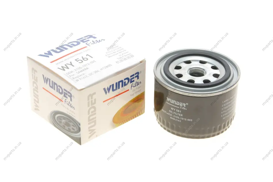 Фільтр масляний Lada Niva/Nova/Toscana 81-12 (високий) WY 561 WUNDER FILTER WY-561 (фото 1)