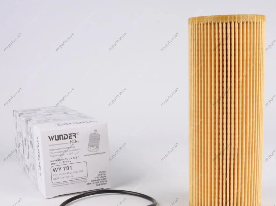 Фільтр масляний MB (W124 280E/W124 300-24V) 89- WY 701 WUNDER FILTER WY-701 (фото 1)