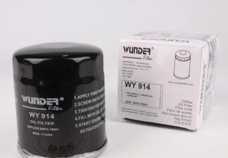 Фільтр масляний Toyota Land Cruiser 84- WY 914 WUNDER FILTER WY-914