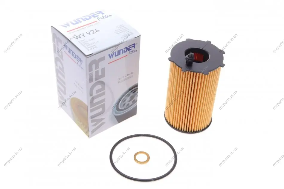 Фільтр масляний Hyundai Grand Santa Fe/Kia Sorento 3.03.3/3.5 GDI/D-CVVT 10- WY 924 WUNDER FILTER WY-924 (фото 1)