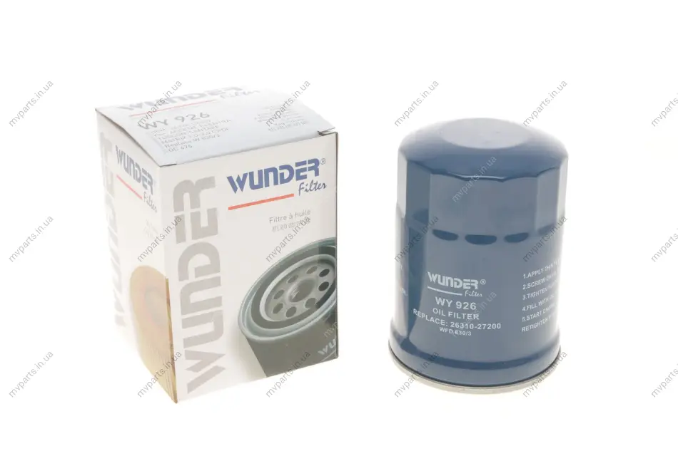 Фільтр масляний VW T4 1.9TDI WY 926 WUNDER FILTER WY-926 (фото 1)