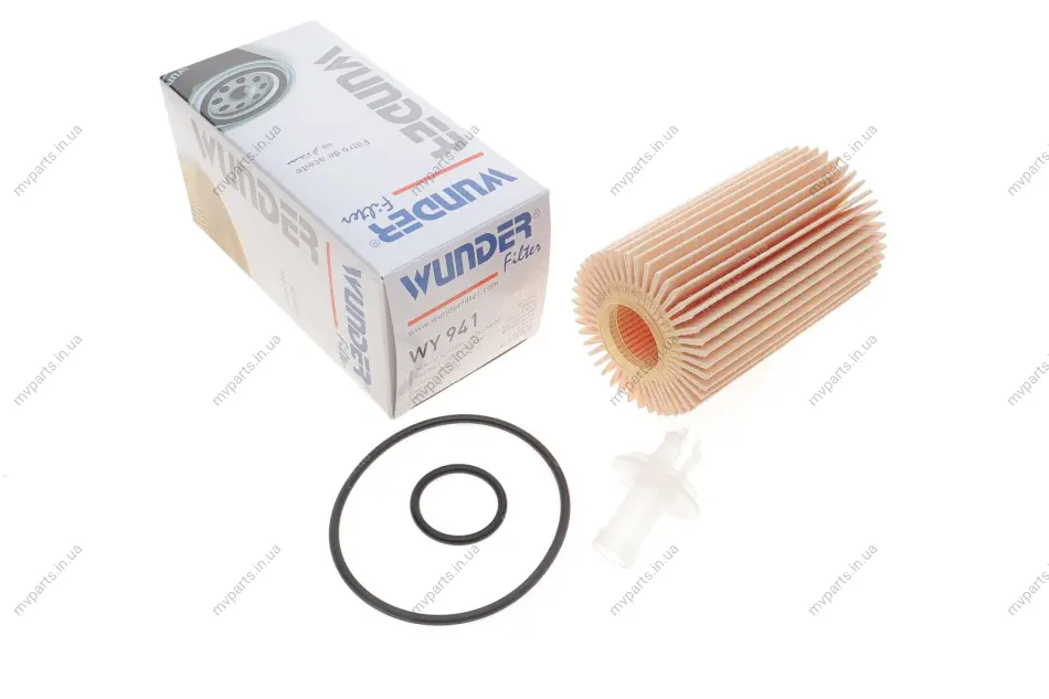 Фільтр масляний Toyota Land Cruiser 4.5D/4.6i 08- WY 941 WUNDER FILTER WY-941 (фото 1)