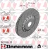 Диск гальмівний (передній) Audi RS4/RS5 12- (375x36) (з покриттям) (з отворами) (вент) 100.3384.70 ZIMMERMANN 100-3384-70 (фото 1)