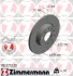Диск гальмівний (задній) Fiat 500X/Jeep Compass/Renegade 14- (278x12) 110.2213.20 ZIMMERMANN 110-2213-20 (фото 1)