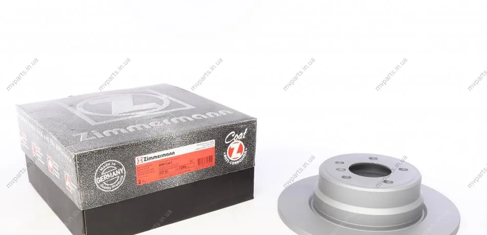 Диск гальмівний (задній) BMW X5 (E53) 3.0-4.4i 00-06 (324x12) (з покриттям) (повний) 150.1299.20 ZIMMERMANN 150-1299-20 (фото 1)