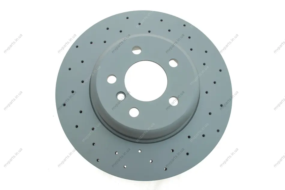 Диск гальмівний (задній) BMW 5 (F10/F11)/6 (F06/F13)/7 (F01-04) 09- (345x24) (з отворами) (вент.) 150.3480.52 ZIMMERMANN 150-3480-52 (фото 1)