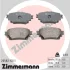 Колодки гальмівні (задні) Toyota Rav4 18-/Corolla XII/Highlander 19-/Suzuki Across 20-/Lexus UX 18- 20582.150.1 ZIMMERMANN 20582-150-1 (фото 1)