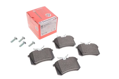 Колодки гальмівні (задні) VW Caddy III 04-/Peugeot 308 07-/Citroen C4 04- (Lucas) (87.2x53.1x17.0) 20961.172.1 ZIMMERMANN 20961-172-1