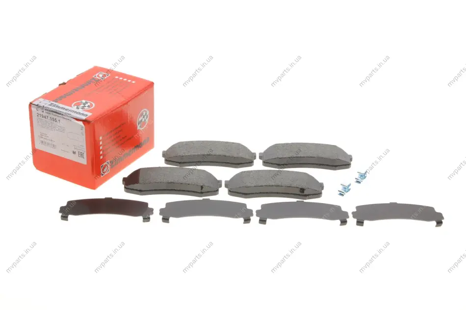 Колодки гальмівні (задні) Toyota Land Cruiser 90-02/Mitsubishi Pajero 06- (Sumitomo) 21947.155.1 ZIMMERMANN 21947-155-1 (фото 1)