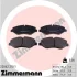 Колодки гальмівні (передні) MB Vito (W447) 14- (Brembo) 22062.210.1 ZIMMERMANN 22062-210-1 (фото 1)