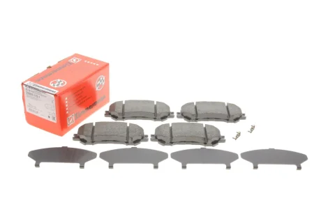 Колодки гальмівні (передні) Nissan Qashqai II/X-Trail/ Renault Kadjar 13- (141.9x59.8x18) (Akebono) 22065.175.1 ZIMMERMANN 22065-175-1