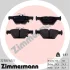 Колодки гальмівні (задні) Subaru Impreza/Outback/Legacy 14- (Akebono) 22158.145.1 ZIMMERMANN 22158-145-1 (фото 1)