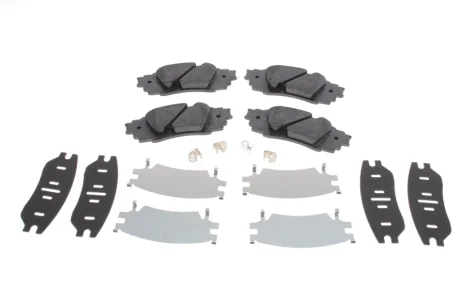 Колодки гальмівні (задні) Toyota C-HR 16--/Rav4 18-/Lexus RX 15- (Akebono) 22434.145.1 ZIMMERMANN 22434-145-1