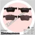 Колодки гальмівні (задні) Ford Mondeo/Galaxy/S-Max/Kuga 1.5-2.0 D 12- (Ate) 22531.160.1 ZIMMERMANN 22531-160-1 (фото 1)