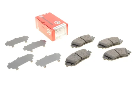 Колодки гальмівні (передні) Toyota Camry 17-/Rav4/Lexus ES/UX 18- (Akebono) 22768.165.1 ZIMMERMANN 22768-165-1
