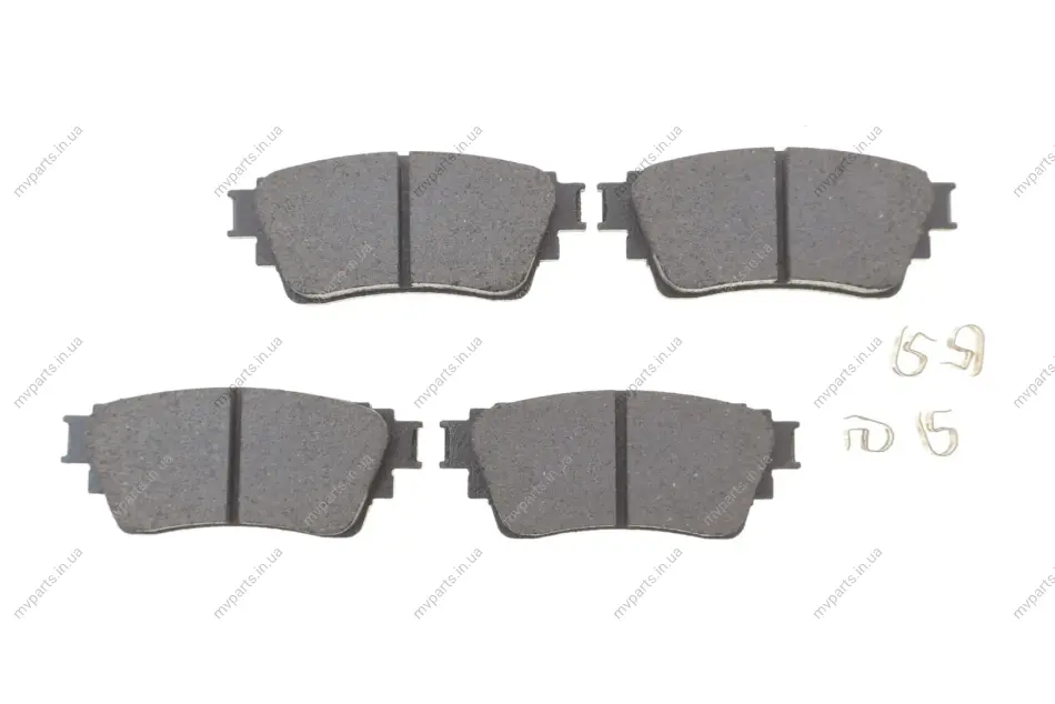 Колодки гальмівні (задні) Mitsubishi Eclipse Cross 17-/Outlander 1.5-3.0 12- 22864.140.2 ZIMMERMANN 22864-140-2 (фото 1)