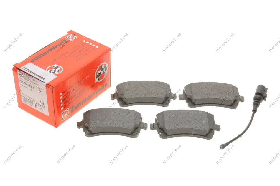 Колодки гальмівні (задні) VW T5 03- (Lucas) (з датчиком) 23326.175.1 ZIMMERMANN 23326-175-1 (фото 1)
