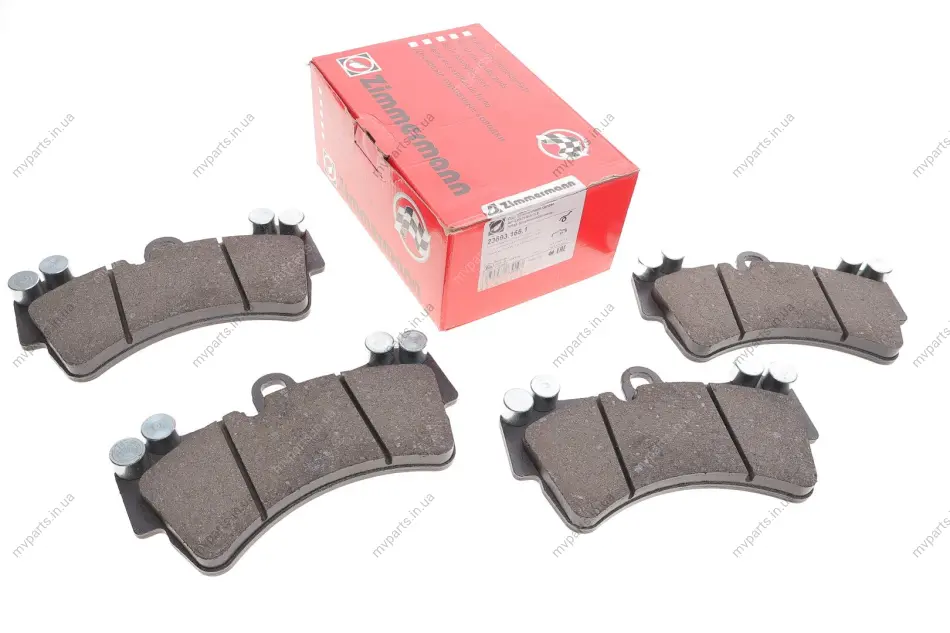 Колодки гальмівні (передні) Audi Q7/Porsche Cayenne/ VW Touareg 3.0-6.0 02- (Brembo) 23693.165.1 ZIMMERMANN 23693-165-1 (фото 1)